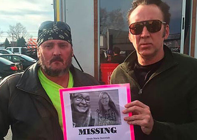 Nikolass Keidžs palīdz atrast pazudušu meiteni!