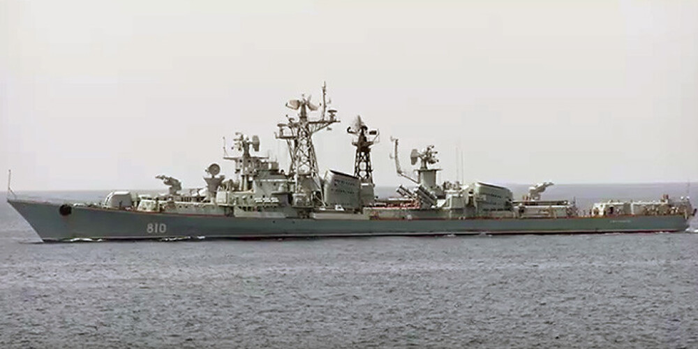 Krievijas karakuģis raida brīdinājuma šāvienus pret Turcijas zvejas kuģi