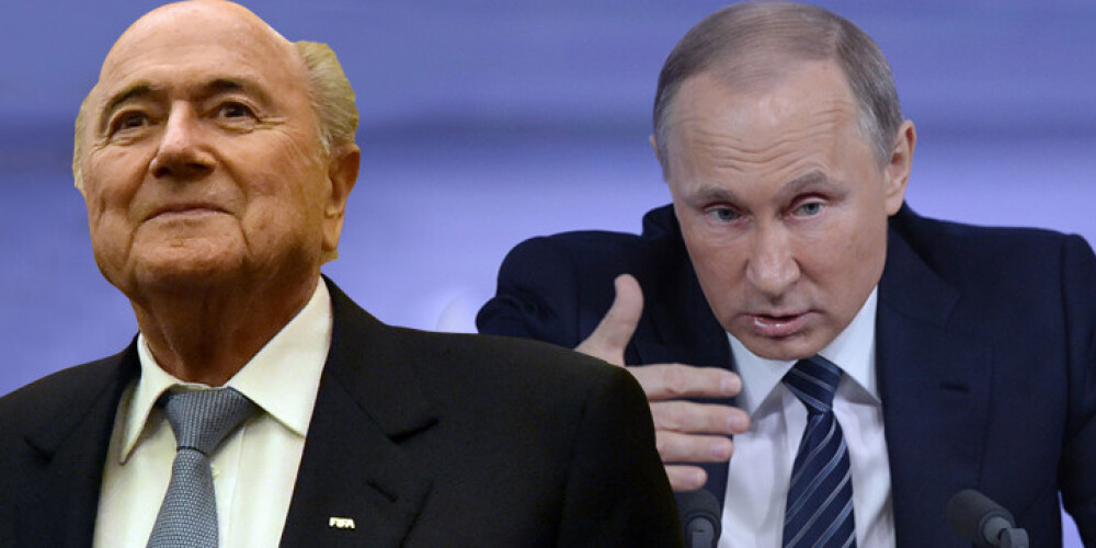 Putins par korupcijā vainoto Blateru: "Viņš ir pelnījis Nobela Miera prēmiju"