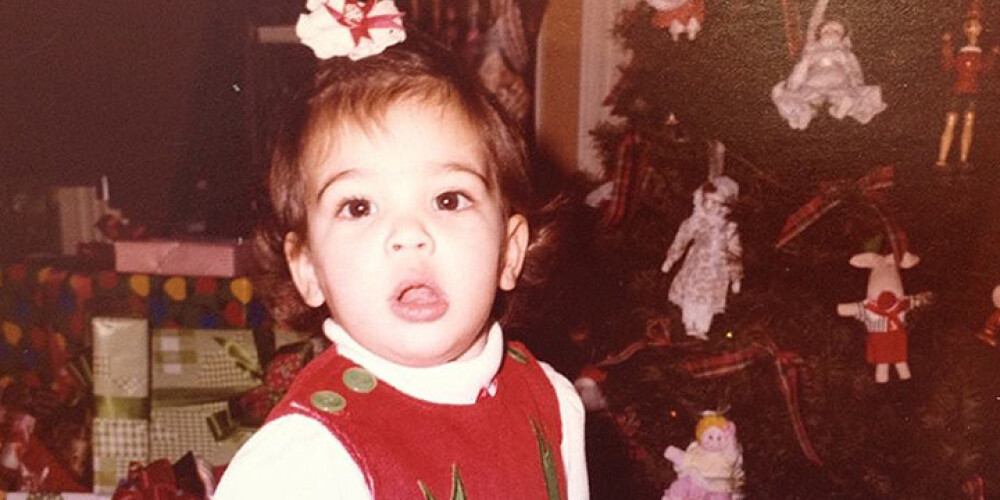 Ким Кардашьян и Рождество: опубликованы детские фото звезды