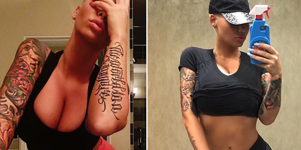 Экс-подруга мужа Ким Кардашьян показала пышный бюст и татуировки