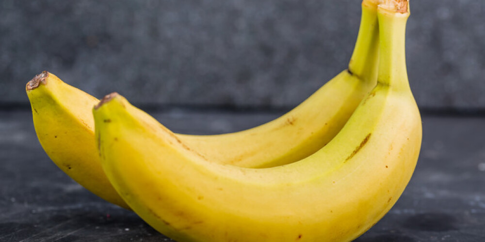 Tikai divi banāni dienā! Vai zini, ko tie dod veselībai?