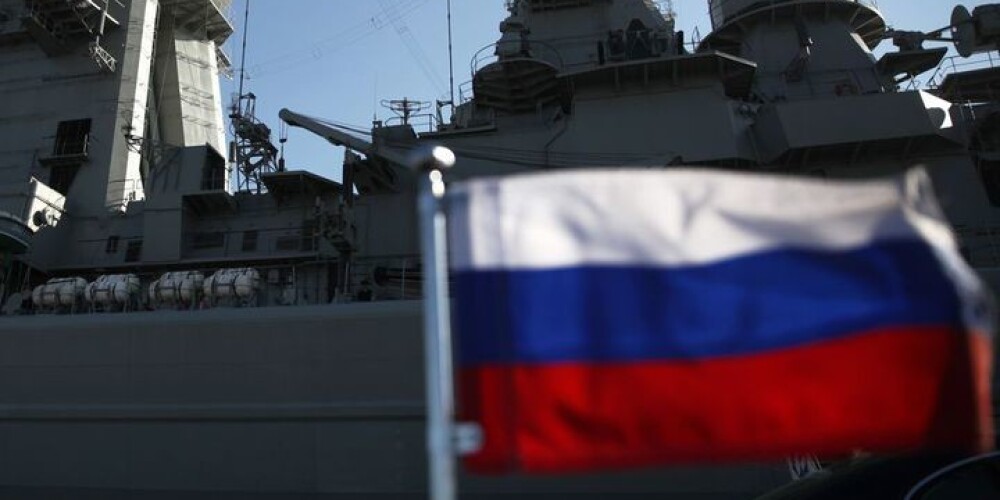 Krievijas armijas kuģis turpina "izlūkot" Latvijas ūdeņos