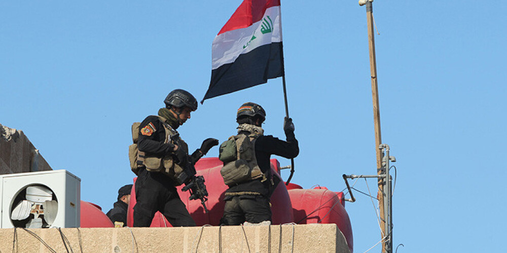 Irākas bruņotie spēki paziņo, ka no "Islāma valsts" atkarojuši Ramadi pilsētu. FOTO
