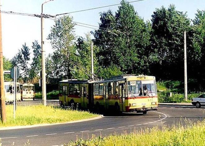 Aprit 30 gadi, kopš atklāts 22. trolejbusa maršruts. FOTO