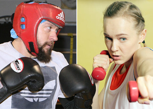 Agnese Rakovska un Gustavs Terzens trenējas boksā! FOTO