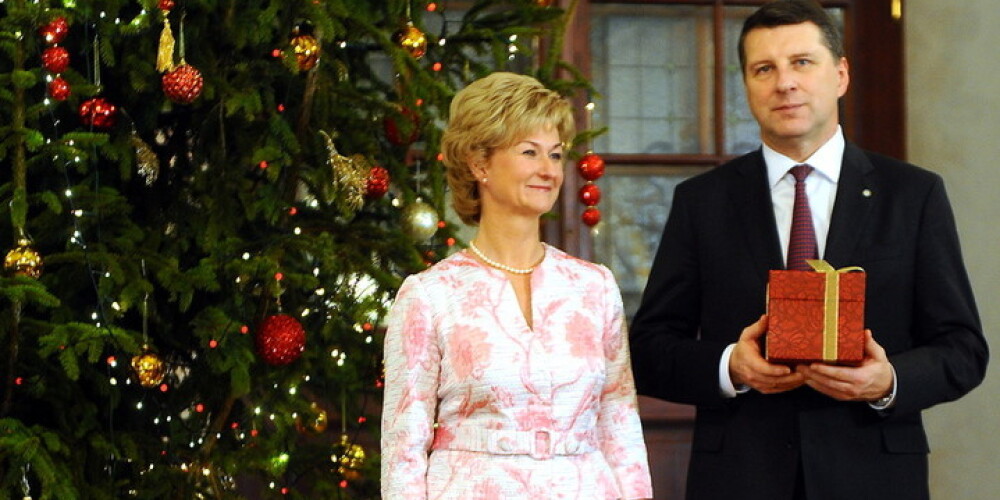 Президент Латвии Раймонд Вейонис с супругой Иветой в 2016 году отметят 30 лет совместной жизни