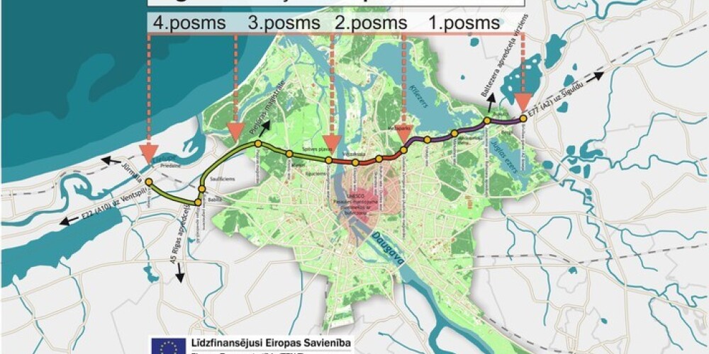 Izstrādāts Rīgas Ziemeļu transporta koridora 1.posma tehniskais projekts un būvprojekts