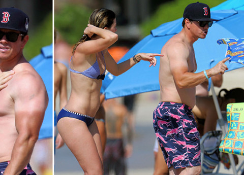 Марк Уолберг с женой Рэа Дюрэм занят покупками на Беверли Хиллс - FAMOUS MIX - L