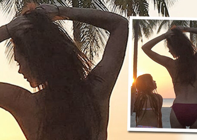 Виктория Бэкхем позирует мужу в бикини. ФОТО