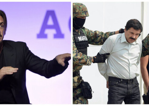 Holivudas zvaigzne Šons Penns palīdzējis aizturēt slaveno narkobaronu "El Čapo"