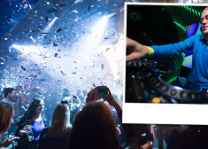 [Ex] da Bass ballītē dejas, dāma veļā un konfeti lietus. FOTO