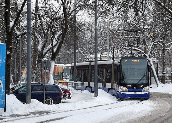 Decembrī visvairāk pasažieru – 6.tramvaja maršrutā