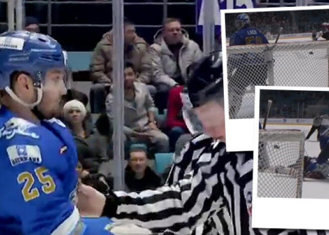 Par šādu rupjību "Baris" hokejists saņēmis KHL pašu bargāko sodu. VIDEO