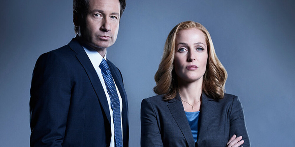 X-failu aģenti Malders un Skallija.