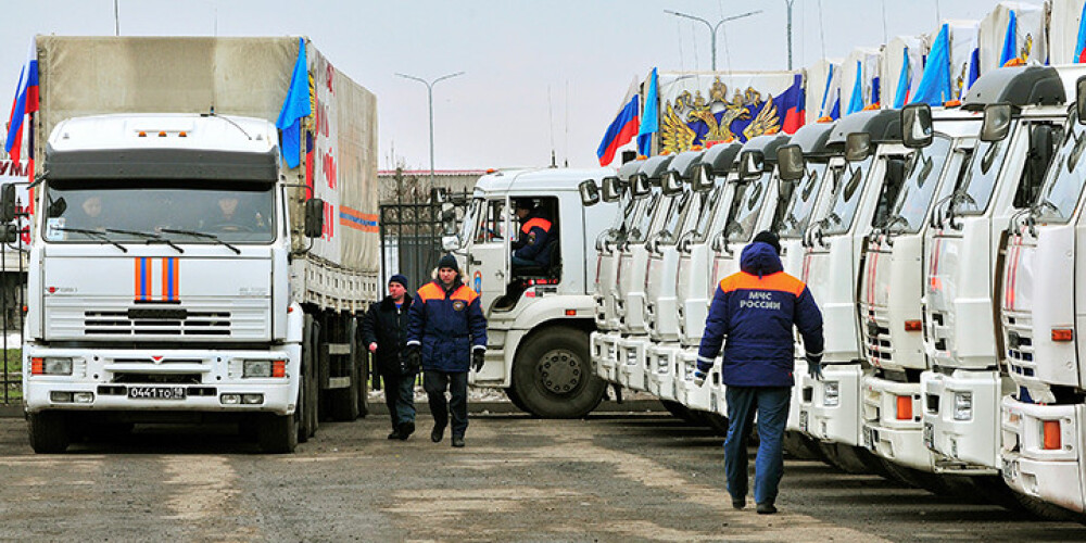 Krievija līdz gada beigām saplānojusi "humānās palīdzības" konvojus Austrumukrainai