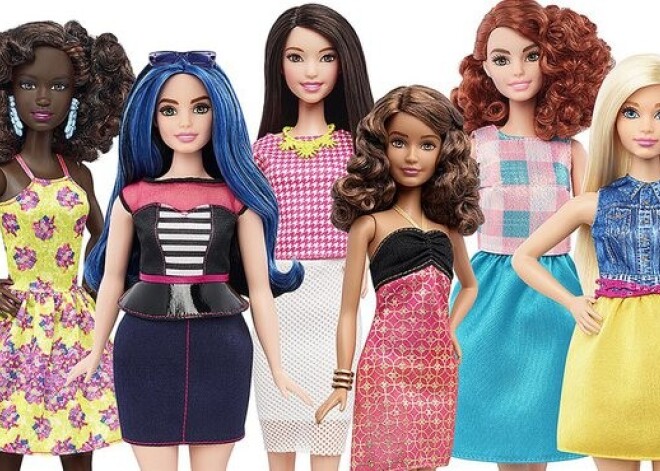 Turpmāk Bārbijas būs visādas - īsas, garas, apaļīgas, kārnas! Lūk, šādas: FOTO