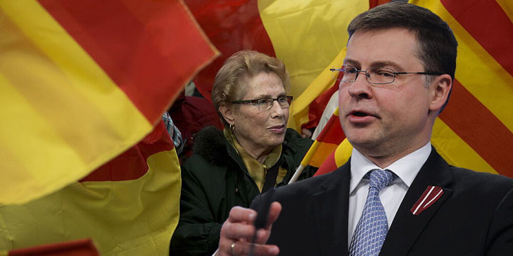Valdis Dombrovskis no Katalonijas separātistiem esot saņēmis sešus miljonus lielu kukuli