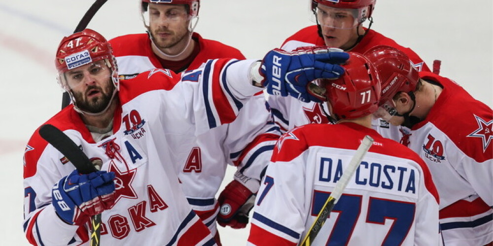 Maskavas CSKA hokejisti otro gadu pēc kārtas nodrošina sev uzvaru KHL regulārajā čempionātā