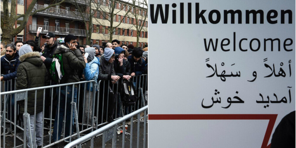 Vācija vairs netiek galā: bēgļu skaits tik milzīgs, ka grūti piereģistrēt