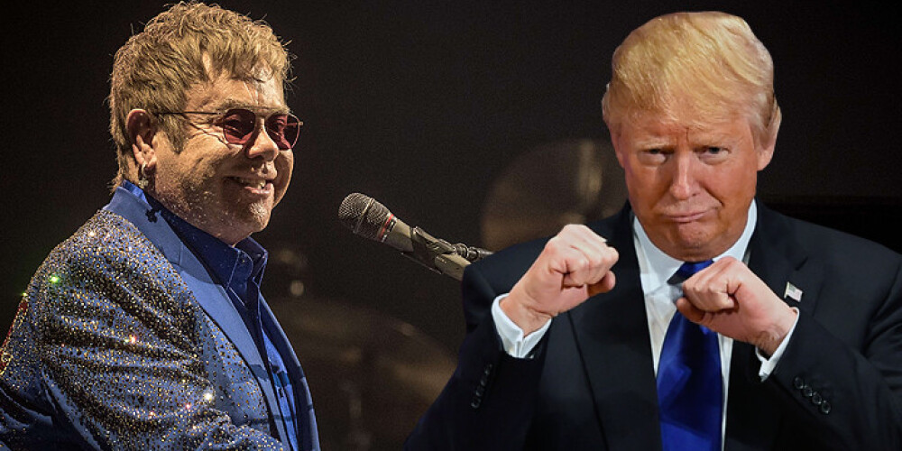 Eltons Džons nav ļāvis Donalda Trampa priekšvēlēšanu kampaņas pasākumos atskaņot viņa dziesmas