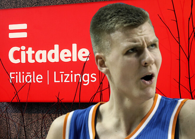 Basketbolists Porziņģis parakstījis līgumu par bankas "Citadele" reklamēšanu