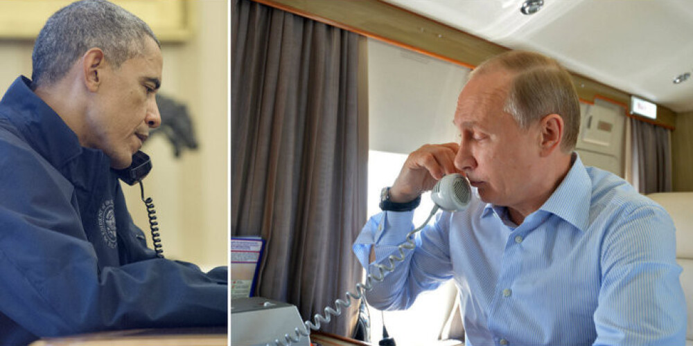 Obama piezvanījis Putinam, lai "atklātā un lietišķā" sarunā pārspriestu Sīrijā notiekošo