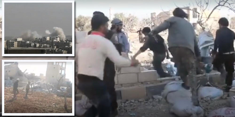 Sīrijā sabombardētas 5 slimnīcas un 2 skolas. Bojā gājuši 50 cilvēki, tostarp bērni. VIDEO