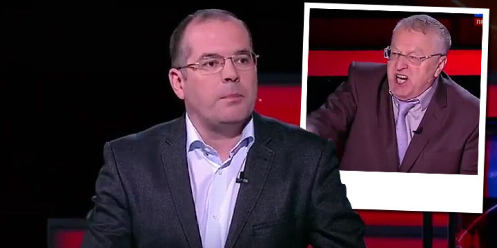 Mamikins Krievijas TV aicina Žirinovski izmazgāt muti ar hloru. VIDEO