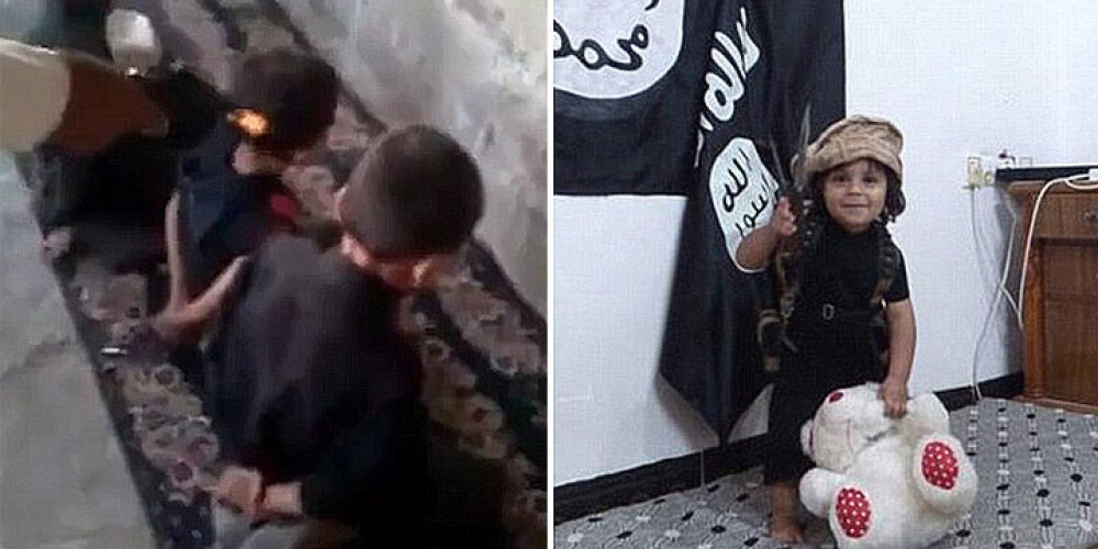Šokējošā video parādīts, kā rotaļājas "Islāma valsts" džihādistu bērni