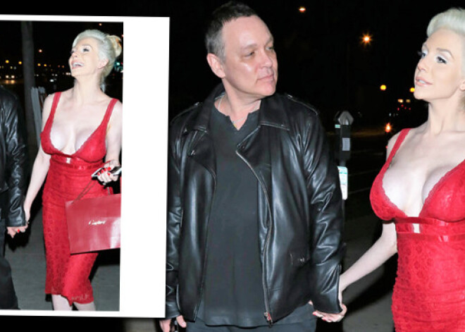 Леди в красном: юная секс-бомба сходила на свидание с 55-летним женихом