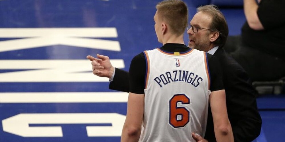 Porziņģa "Knicks" pēdējā spēlētāju darījumu dienā netiek pastiprināta