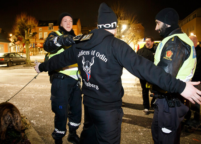 Iedzīvotāju aizsardzībai pret imigrantiem, Norvēģijā sākuši patrulēt "Odina Kareivji". FOTO