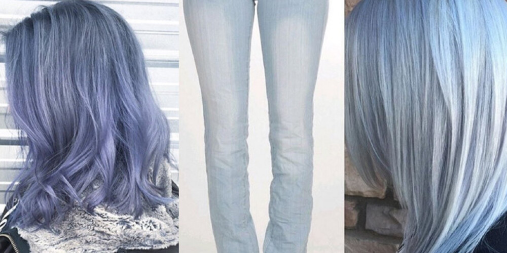 Новый тренд: джинсовые волосы