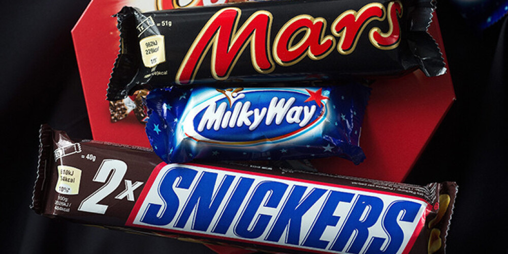 Arī Latvijā no veikaliem jāizņem "Snickers", "Mars" un "Milky Way" šokolādes