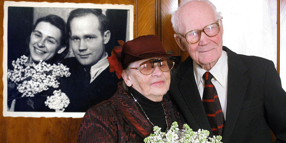Ilga un Egons Keras nosvinējuši Saules kāzas – 65 gadus laulībā. Apsveicam!