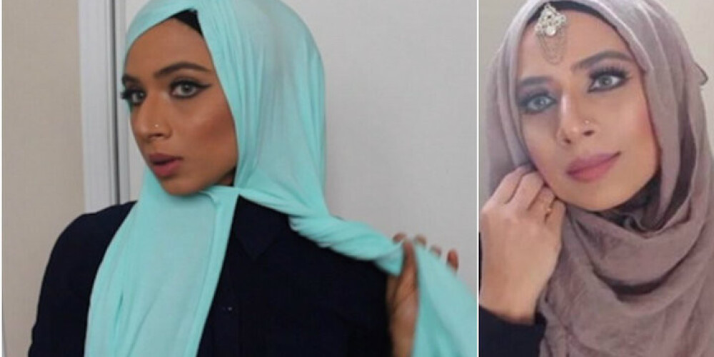 Populāra kļūst īpaši daiļa un glamūrīga hidžābu blogere. VIDEO