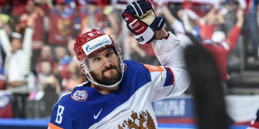 Krievi pieiet nopietni. Hokeja Pasaules kausam piesaka Ovečkinu, Malkinu un Dacjuku