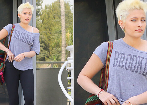 Пэрис Джексон продолжает свои эксперименты с прической и цветом волос