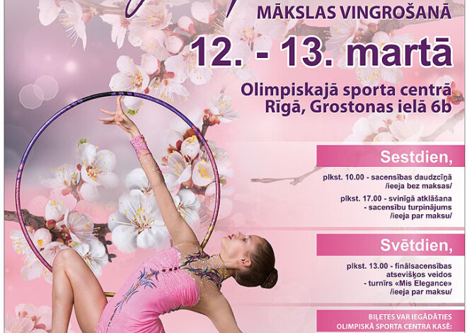 Rīga sagaida vingrošanas zvaigznes no 20 valstīm – klāt sacensības "Baltijas aplis"