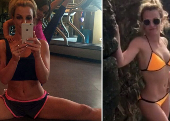 Бритни Спирс села на шпагат и станцевала в бикини на пляже