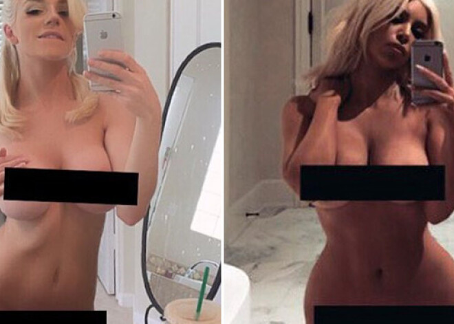 Юная секс-бомба разделась вслед за Ким Кардашьян