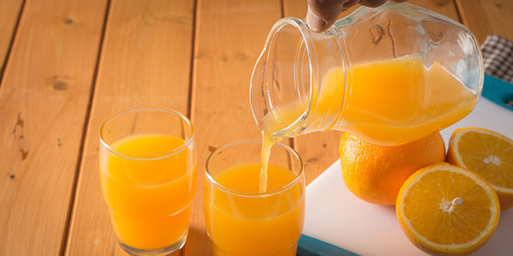 Dzerot apelsīnu sulu, var palielināt B vitamīna folskābes daudzumu organismā