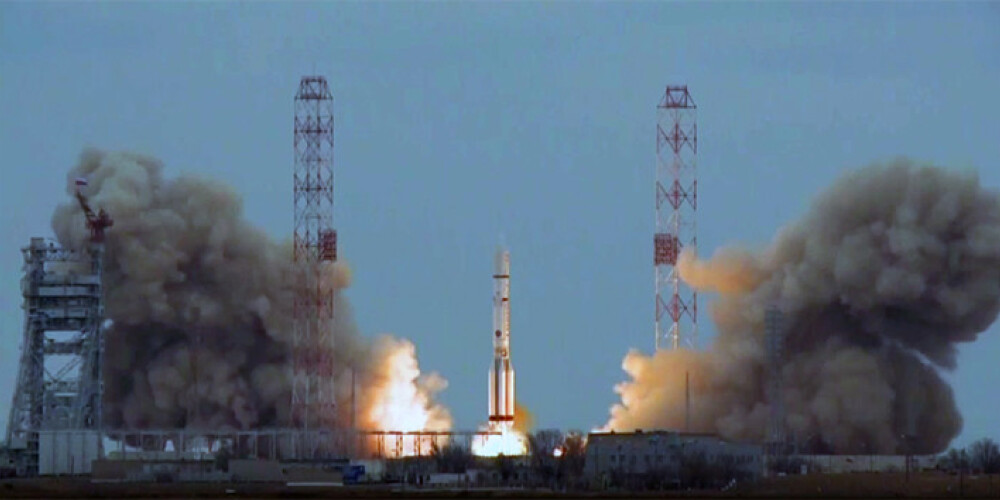 Ar sekmīgu raķetes palaišanu uzsākta Eiropas un Krievijas kopīgās Marsa misijas pirmā fāze. VIDEO