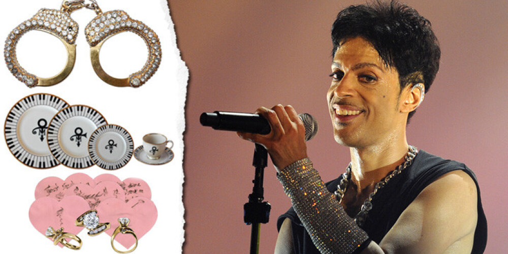 Kurš vēlas mūziķa Prinsa rokudzelžus ar dārgakmeņiem? Pārdošanā ne tas vien! FOTO