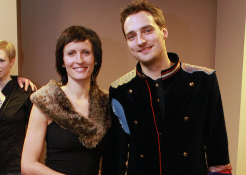 Ģirts Liuziniks ar sievu Metu 2011. gadā, Spēlmaņu nakts ceremonijā. Tagad pāris šķīries.