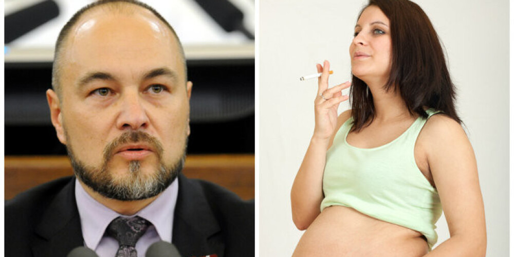 Deputāts Parādnieks rosina likumā aizliegt grūtniecēm smēķēt