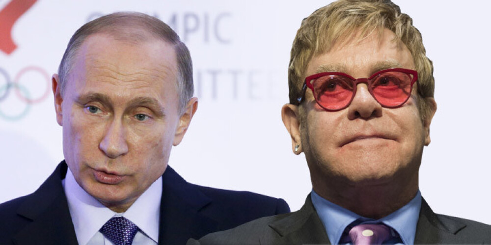 Putins maijā izbrīvējis laiku, lai tiktos ar Eltonu Džonu un apspriestu geju tiesības Krievijā