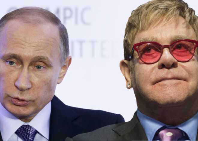 Putins maijā izbrīvējis laiku, lai tiktos ar Eltonu Džonu un apspriestu geju tiesības Krievijā