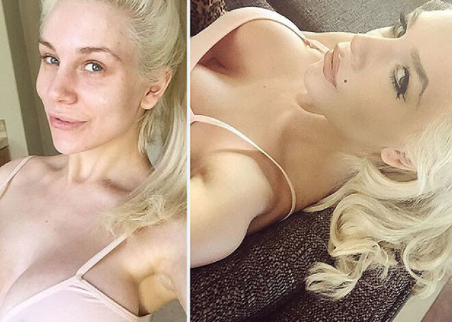Юная секс-бомба показала лицо без макияжа